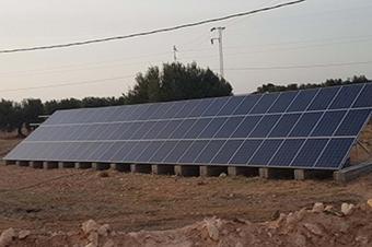 Installation photovoltaïque pompge 35 cv
